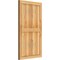 Ekena Millwork Framed Board-n-Batten Shutters, Rough Sawn Western Red Cedar, 21 1/2W x 38H, PR RBF06S21X038RWR - alternate 4